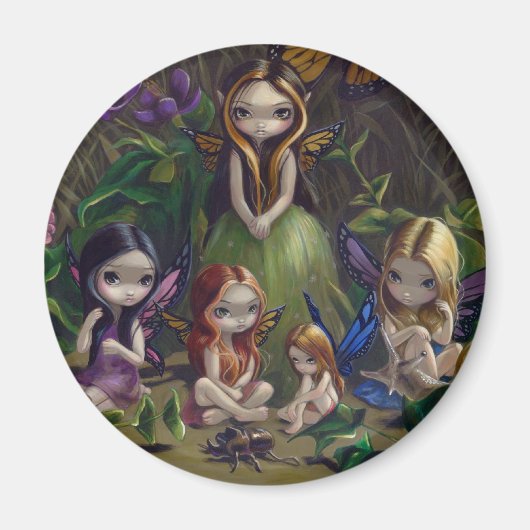 "A Gathering of Faeries" Magneet (Voorkant)