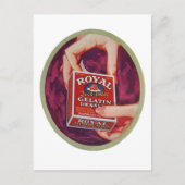 A gelatin dessert from 1930 briefkaart (Voorkant)