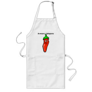 A-gemiddelde-o Jalapeno Apron Lang Schort
