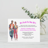 A Gen Z Totally 80's Party Kaart (Staand voorkant)