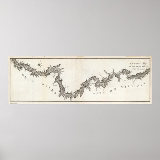 A General Map of the River Ohio, Bord de tweede Poster (Voorkant)