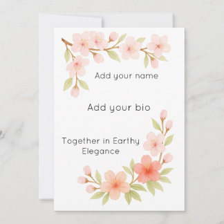 A gentle bloom to mark new beginnings. feestdagenkaart