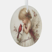 A Gentle Spirit in Holiday Stillness Glas Ornament (Voorkant Rechts)