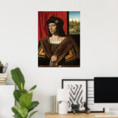 A Gentleman - Bartolomeo Veneto Fine Art Poster (Thuiskantoor)