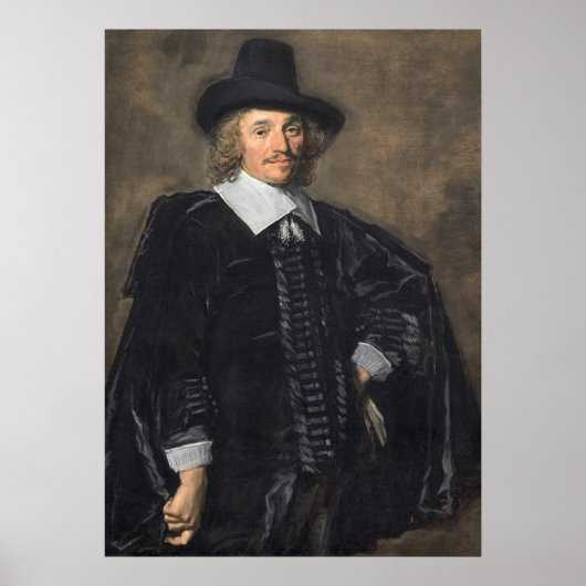 A Gentleman - Frans Hals Fine Art Poster (Voorkant)