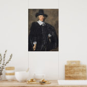A Gentleman - Frans Hals Fine Art Poster (Keuken)