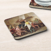 A Gentleman's Debate, 1881 (olie op het paneel) Drankjes Onderzetter (Linkerzijde)