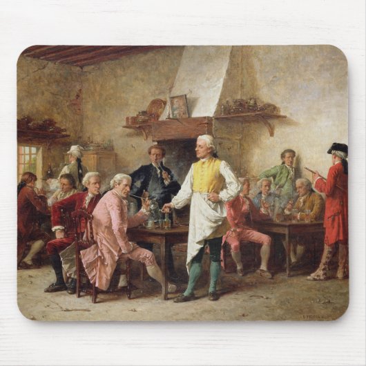 A Gentleman's Debate, 1881 (olie op het paneel) Muismat (Voorkant)