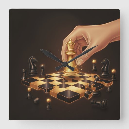 A Geometria do Poder Vierkante Klok (Voorkant)