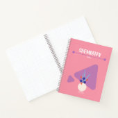 A geometric floral Notebook with whimsical colours Notitieboek (Binnen)