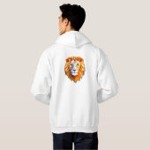 A GEOMETRIC LION Hoodie (Achterkant volledig)