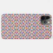 A geometric patterned phone case with vibrant  (Achterkant (horizontaal))
