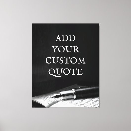 A Gesture of Calm Contour Canvas Afdruk (Voorkant)