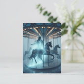 A Ghost on the Carousel Briefkaart (Staand voorkant)