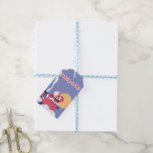 A gift tag Ho Ho Ho Cadeaulabel (Met Touw)