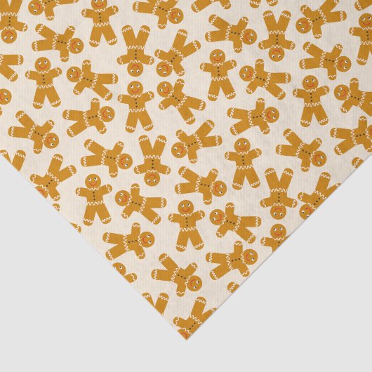A Gingerbread Cookie Tissuepapier (Detail)