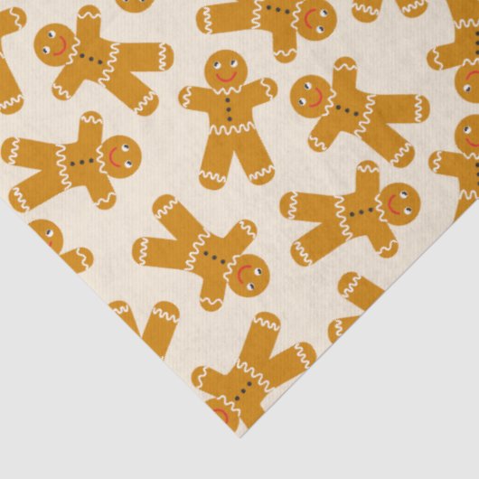 A Gingerbread Cookie Tissuepapier (Detail)