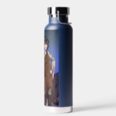 A Girl en haar Dinosaur Waterfles (Links)