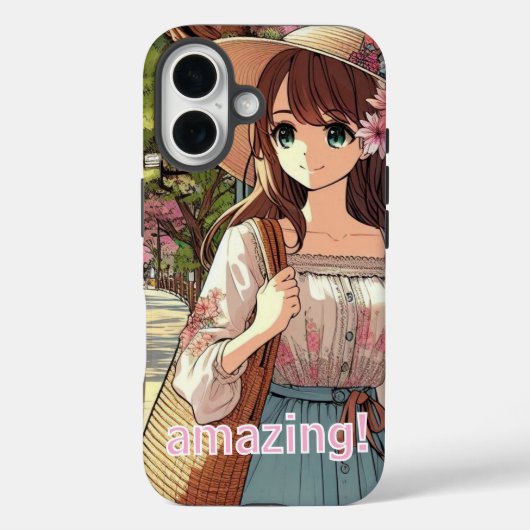 A Girl in a Blooming Town Case-Mate iPhone Case (Achterkant)