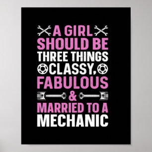 A Girl Marriott To A Mechanic Poster