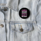 A Girl Marriott To A Mechanic Ronde Button 5,7 Cm (In situ)