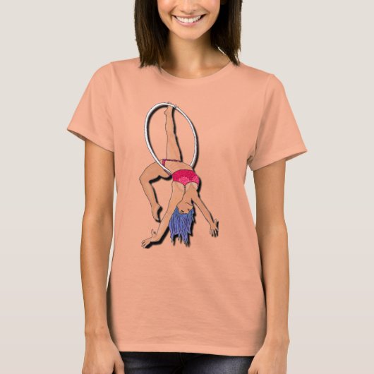 A girl performing lyra T-shirt (Voorkant)