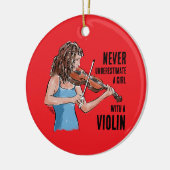 A Girl with a Violin Ornament (Links)