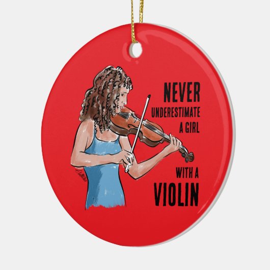 A Girl with a Violin Ornament (Links)