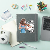 A Girl with a Violin Sticker (iPad Cover)