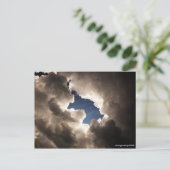 "A Glimpse" Briefkaart (Staand voorkant)