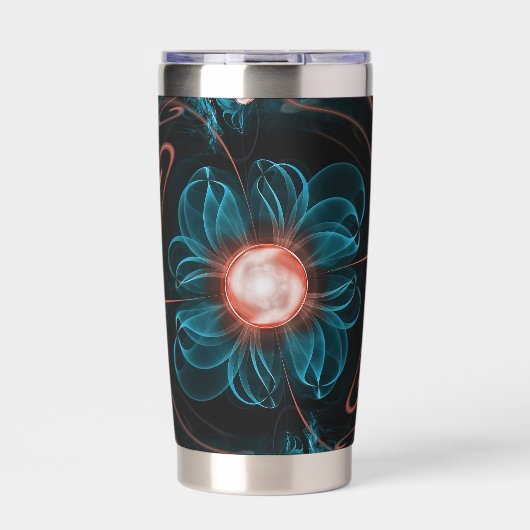 A Glitch of a Thousand Questions Water Bottle Geïsoleerde Drinkbeker (Voorkant)