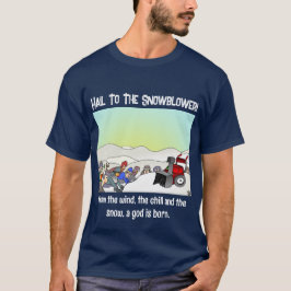 A God is Born Mannen Donkerblauw T-shirt