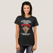 a golden retriever mom sorry golden retriever t-shirt (Voorkant volledig)