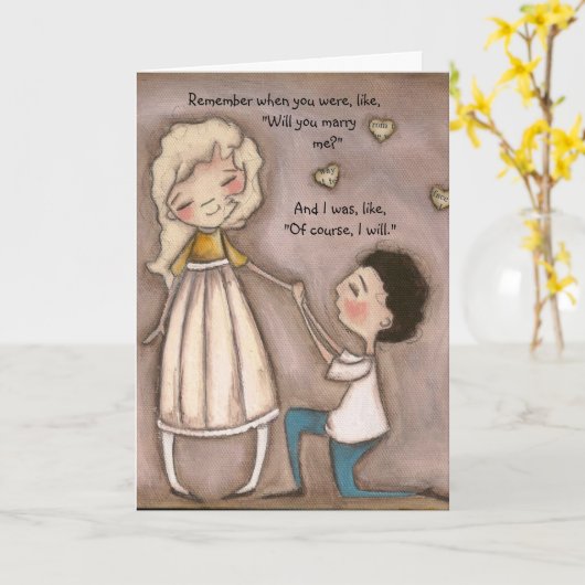 A Good DAy - Jubileum Kaart (Gele Bloem)