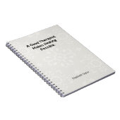 A Good Therapist Makes Healing Possible Notitieboek (Rechterzijde)