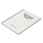 A Good Therapist Makes Healing Possible Notitieboek (Linkerzijde)