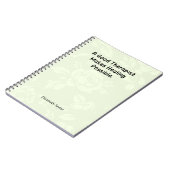 A Good Therapist Makes Healing Possible Notitieboek (Linkerzijde)