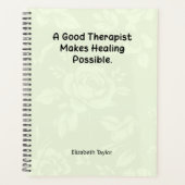 A Good Therapist Makes Healing Possible Planner (Voorkant)