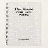 A Good Therapist Makes Healing Possible Planner (Voorkant)