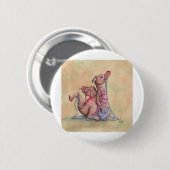 A Good Yarn Ronde Button 5,7 Cm (Voorkant /achterkant)