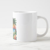 A Gorgeous Sunset At Tropical Beach, Vacation, Grote Koffiekop (Rechts)