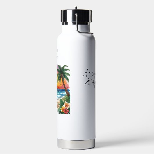 A Gorgeous Sunset At Tropical Beach, Vacation Waterfles (Links)