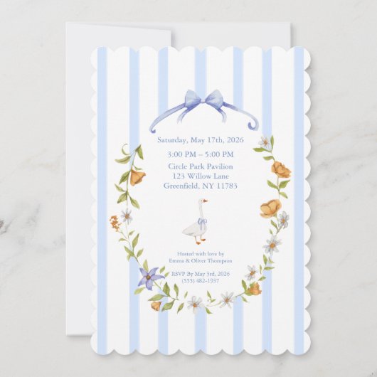 a gosling is on the way  kaart (Achterkant)