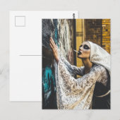 A Goth Nun Briefkaart (Voorkant / Achterkant)