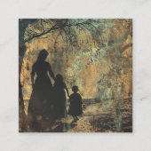 A Gothic Mother Series Design #9 Vierkante Visitekaartje (Voorkant)