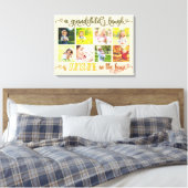 A Grandchilds Laugh Quote - Aangepaste foto Canvas Afdruk (Insitu (Slaapkamer))