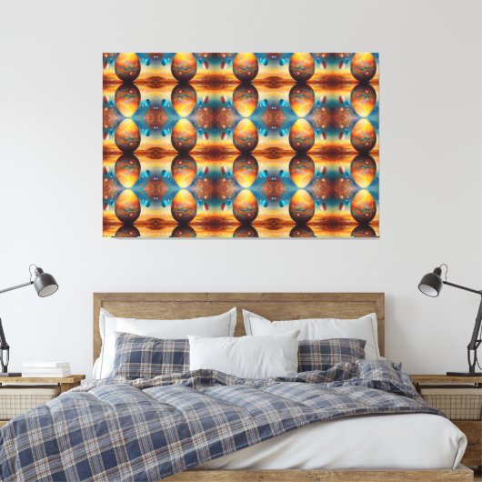 A grande Páscoa. Canvas Afdruk (Insitu (Slaapkamer))