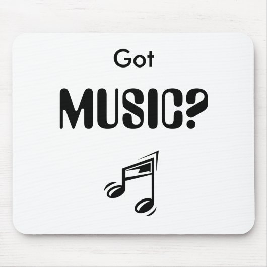 a_grappig_music_note_000, Kreeg, MUZIEK? Muismat (Voorkant)