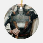 A graving 1903 van Joan of Arc Keramisch Ornament (Voorkant)