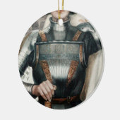 A graving 1903 van Joan of Arc Keramisch Ornament (Links)